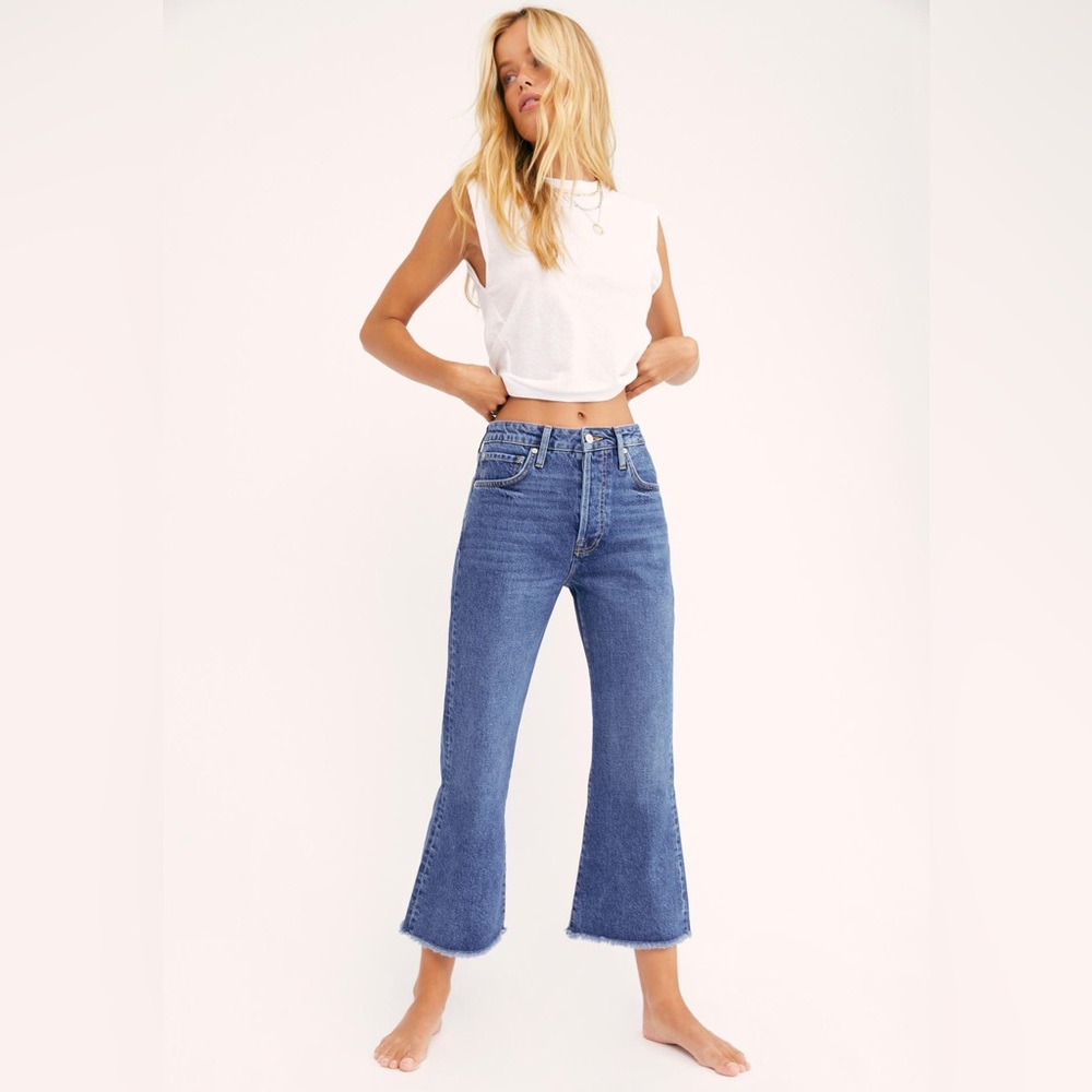 Free People Stella Kick Flare Jeans